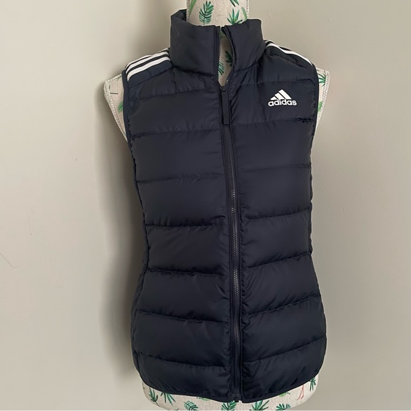 NWOT Adidas feather Gilet Vest🤍Unisex🤍Navy💙 - Picture 6 of 14